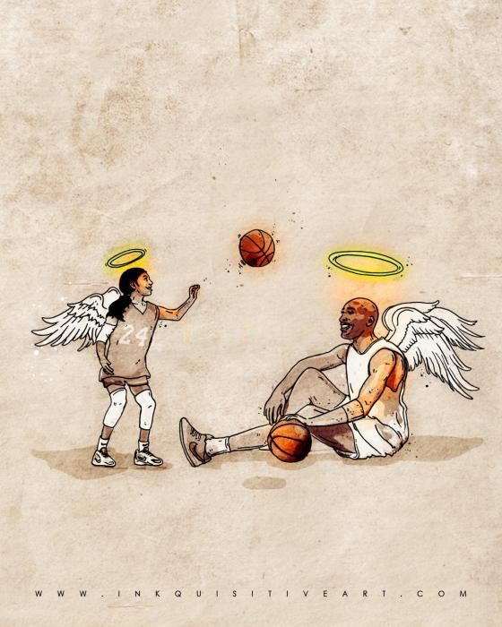 Ilustraciones en honor a Kobe Bryant