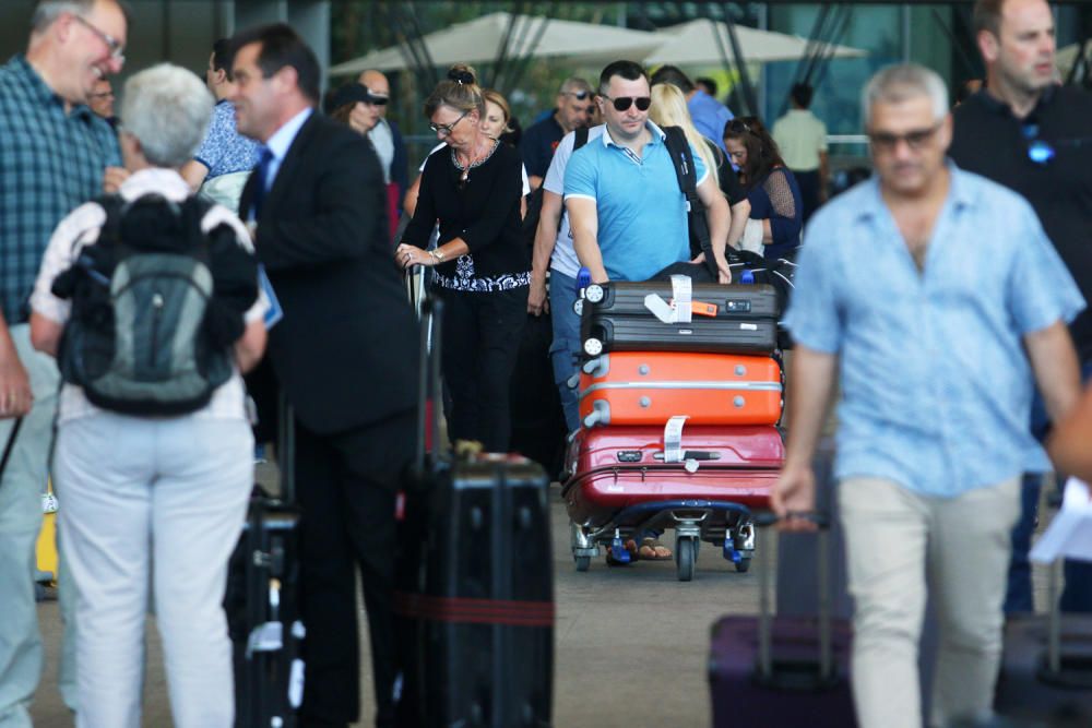 Operación salida en el aeropuerto de Málaga