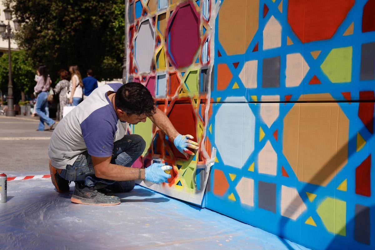Medio centenar de artistas comparten su proceso creativo en las calles y plazas de la ciudad