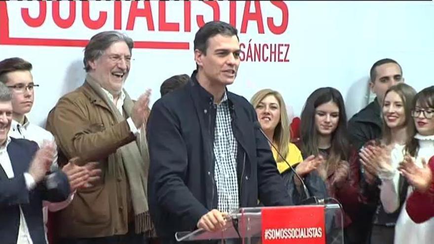 Sánchez: "Con los votos socialistas no se van a hacer políticas de derechas"