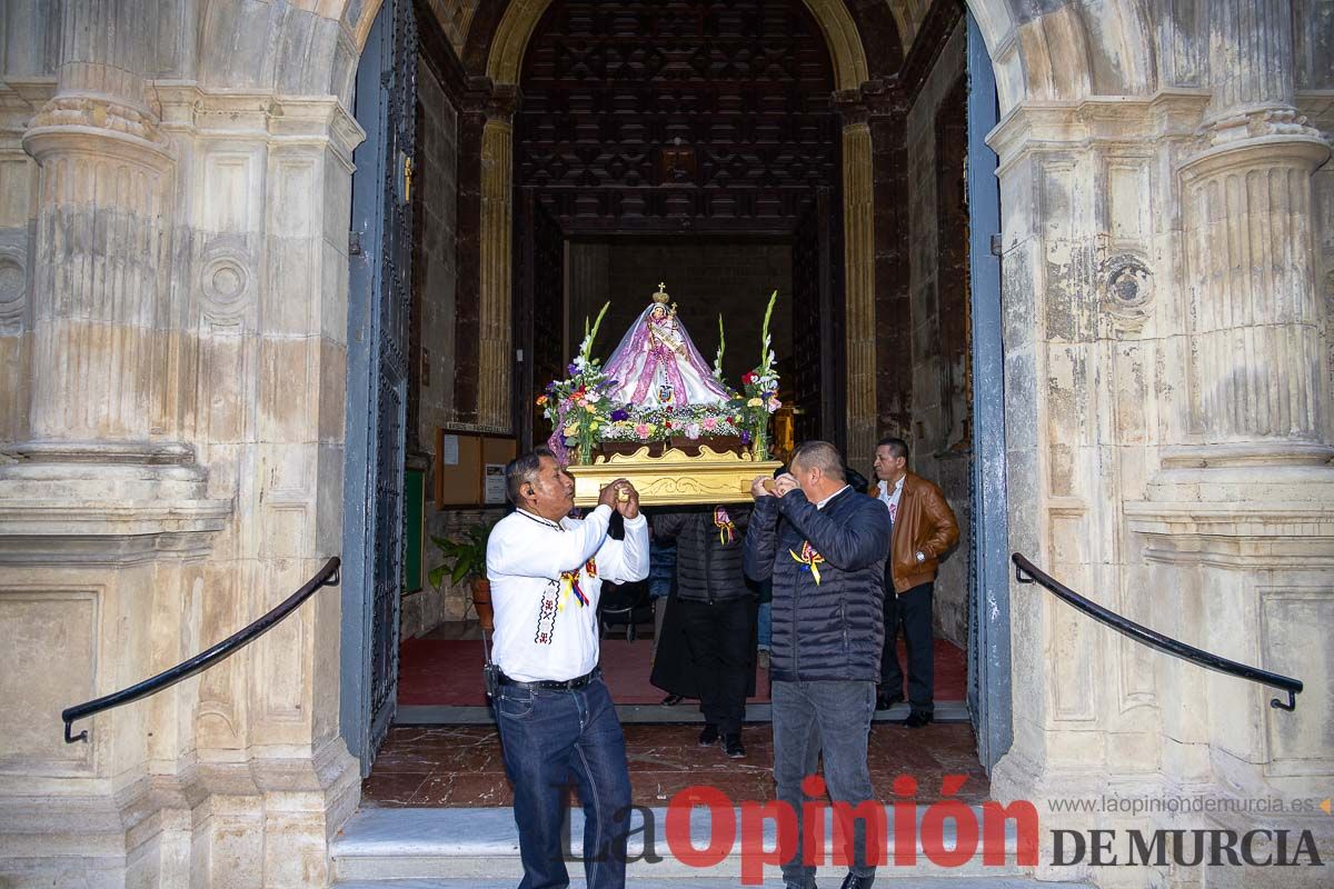 La comunidad ecuatoriana en Caravaca celebra la Virgen de ‘El Quinche’