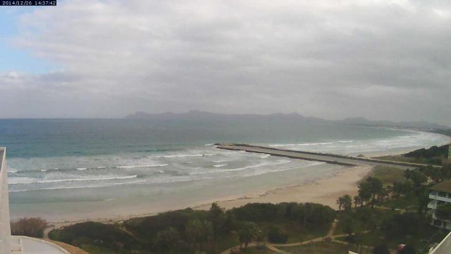 Playa de Muro am Freitagmittag.