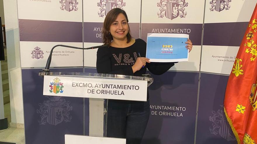 La concejala de Comercio, María García, hace balance de la primera campaña de bono consumo