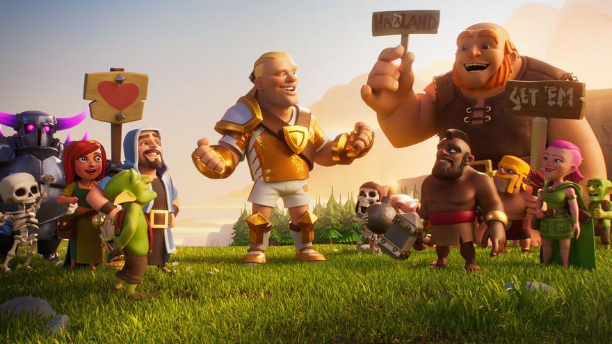 Erling Haaland se convierte en un personaje del videojuego &#039;Clash of Clans&#039;