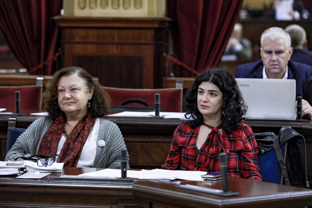 Pleno del Parlament del día 22 de octubre de 2019