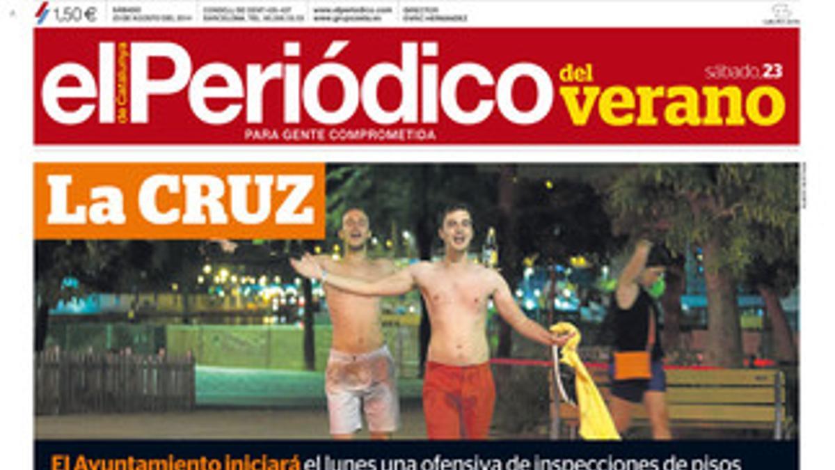 Portada de EL PERIÓDICO DEL VERANO del 23 de agosto.