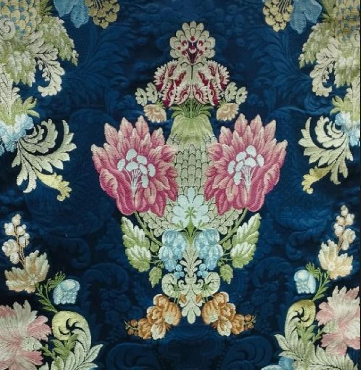 Dibujo del espolín "València", con los colores elegidos por Carmen