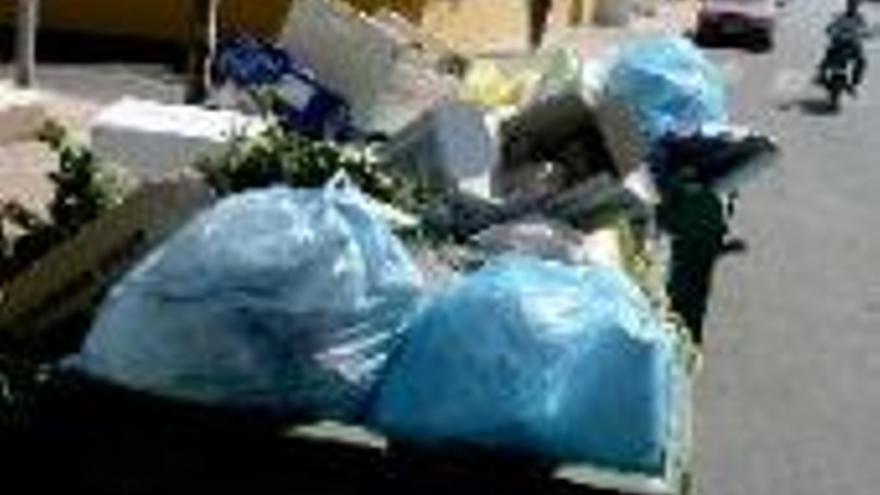 Una avería retrasa la recogida de basura