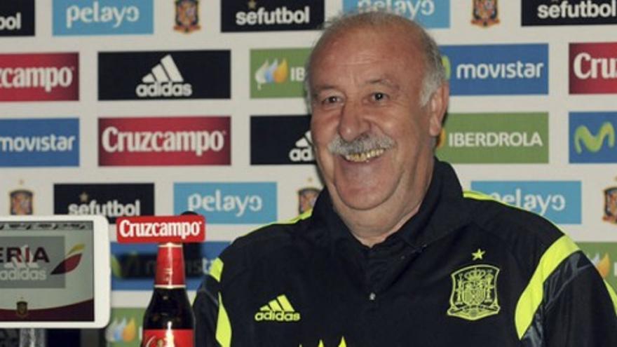 Del Bosque evita la polémica por las palabras de Piqué