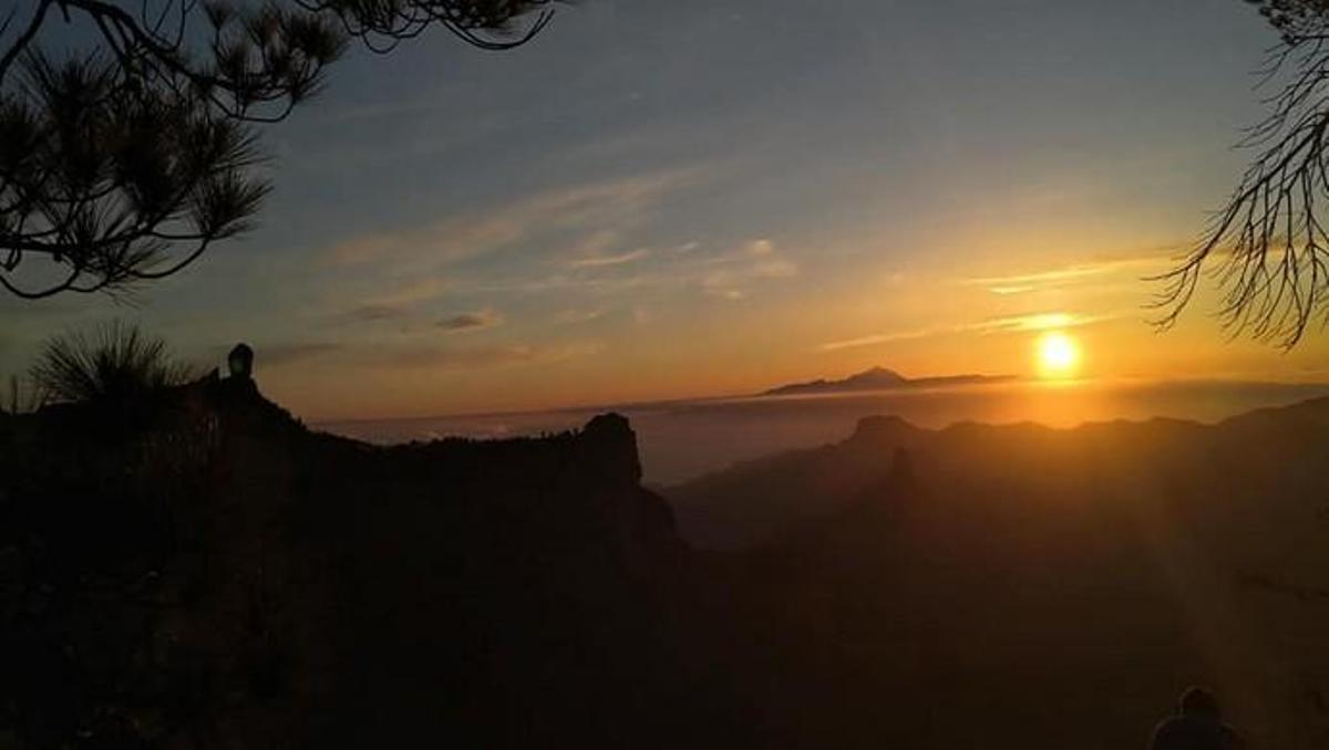 Vistas desde la Caldera de Tejeda. Vistas desde la Caldera de Tejeda.