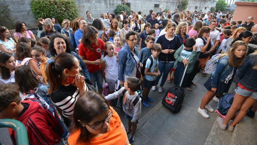 Alumnos en el CEP Campolongo