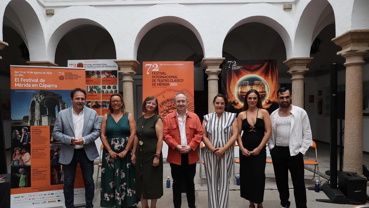Presentación extensión Cáparra del Festival de Teatro clásico de Mérida.