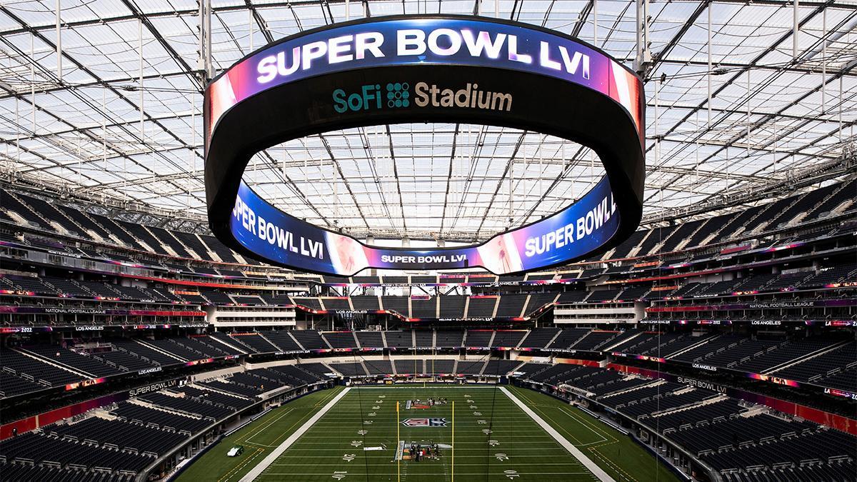 El SoFi Stadium donde se jugará la Superbowl 2022