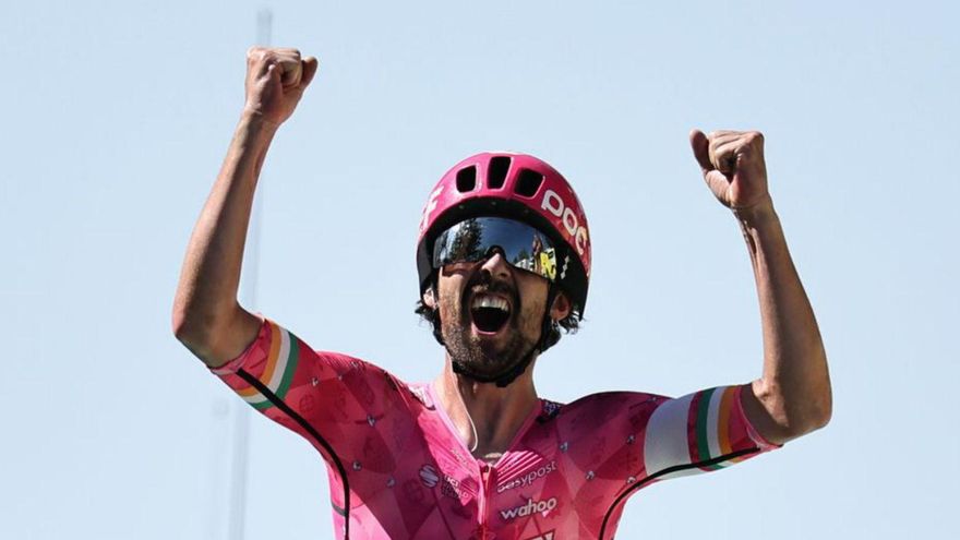 Healy celebra su victoria de ayer. | Efe