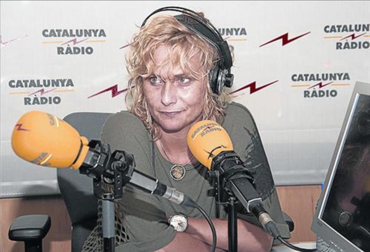 La periodista Mònica Terribas, en Catalunya Ràdio.