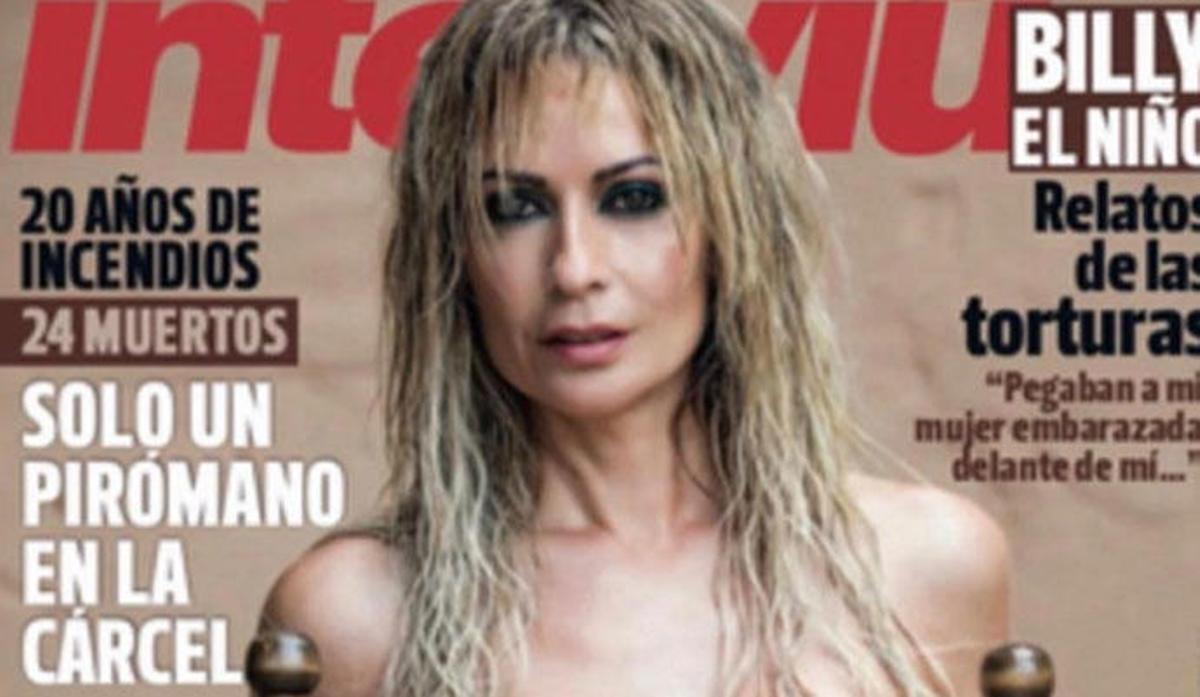 Olvido Hormigos, en la portada de 'Interviú'