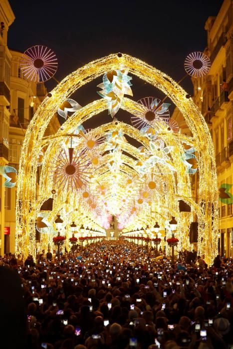 Encendido del Alumbrado Navideño de Málaga