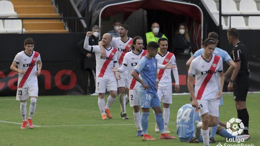 Pulido Santana en el Rayo-Girona d&#039;aquesta temporada.