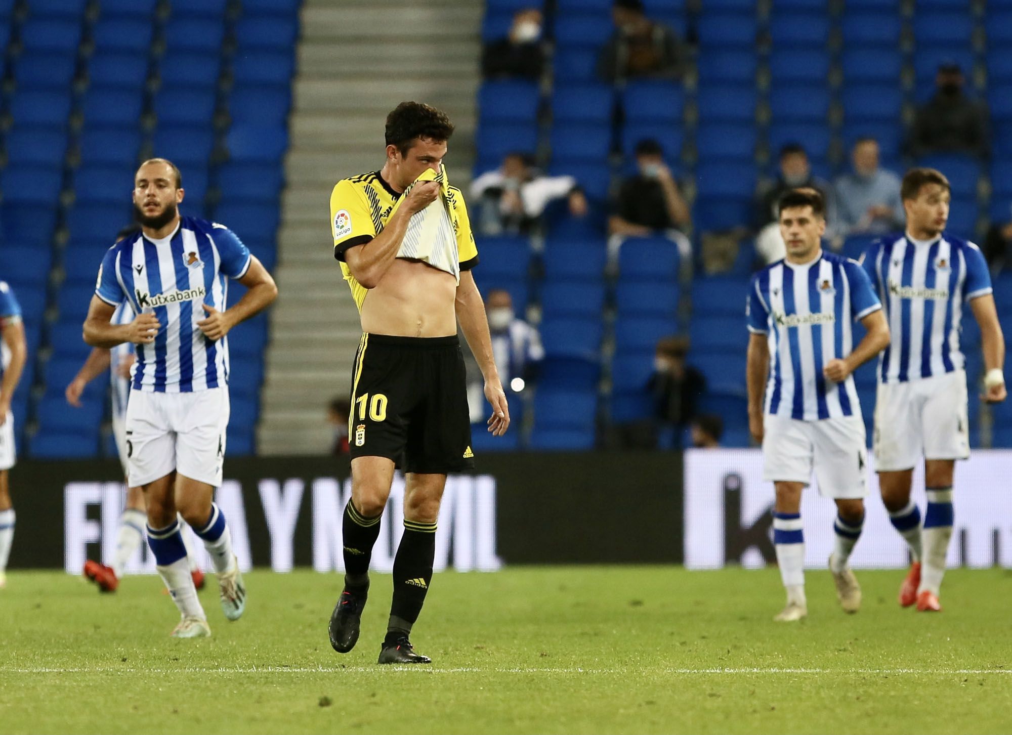 El partido del Oviedo ante la Real Sociedad B, en imágenes