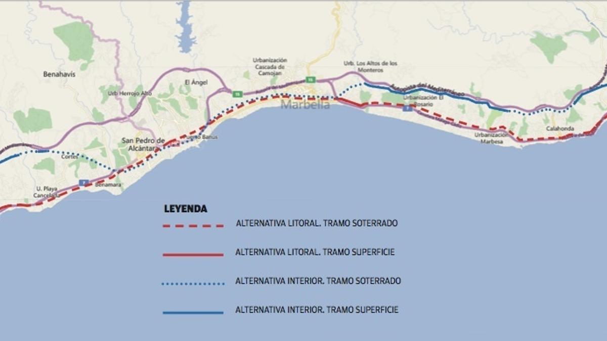 Acuerdo por un tren litoral en la Costa del Sol