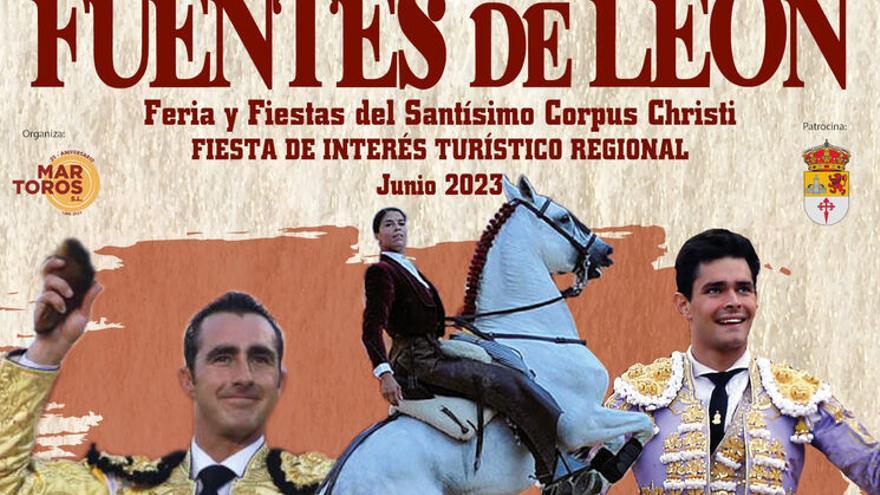 Cartel de las fiestas de Fuentes de León