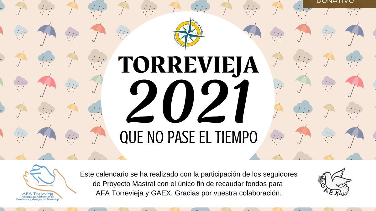 Imagen del calendario solidario de Proyecto Mastral para 2021