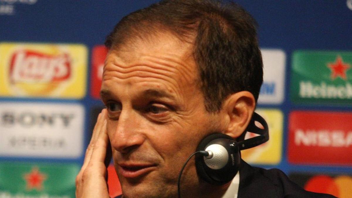 Allegri, entrenador de la Juventus