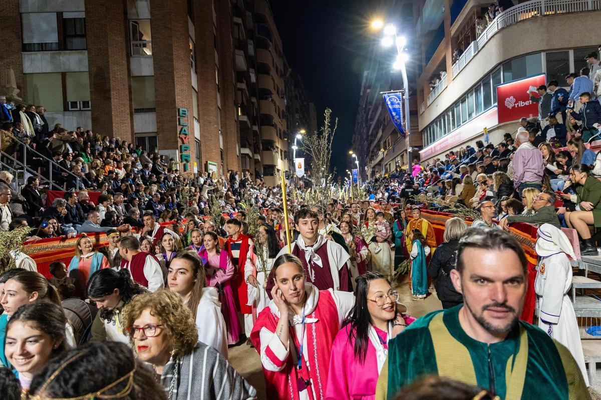 A pesar de la lluvia, la afluencia en Lorca era alta estos días.