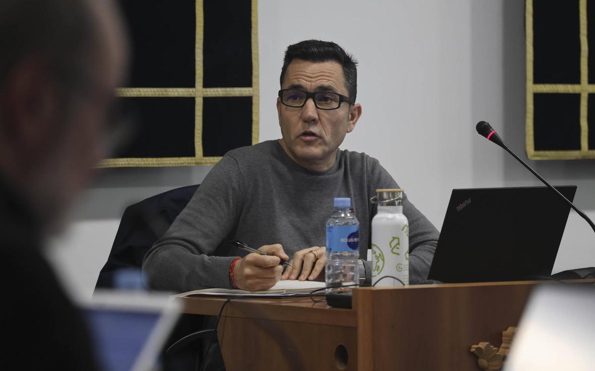 El alcalde de Canet, Pere Antoni Chordà, en un pleno.