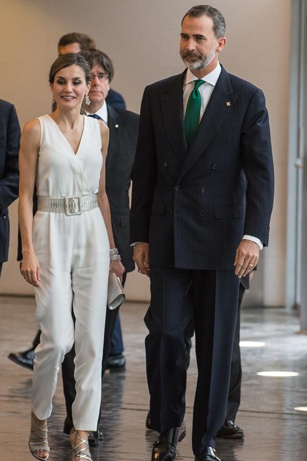 Los Reyes de España a su llegada al evento