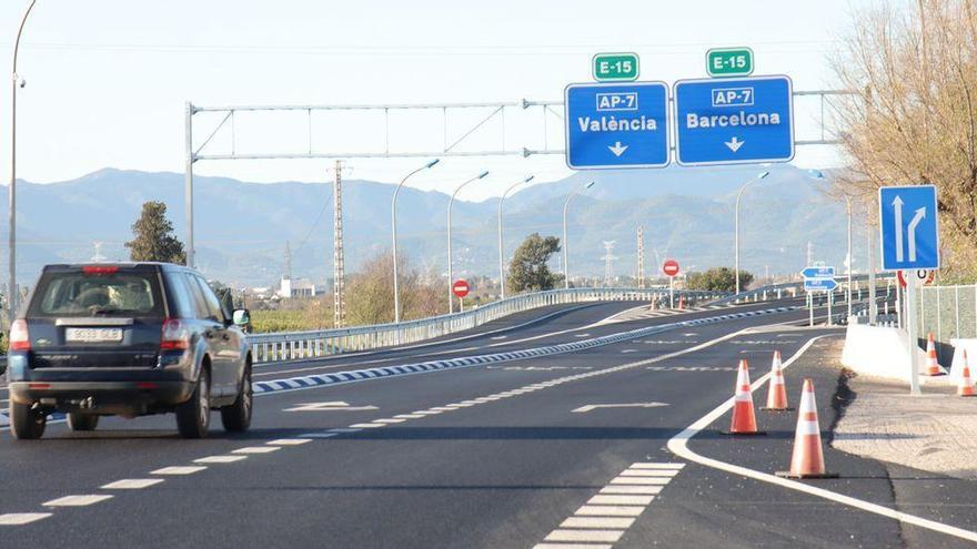 Viajar desde Castellón hasta la frontera con Francia por la AP-7 será gratis a partir de agosto
