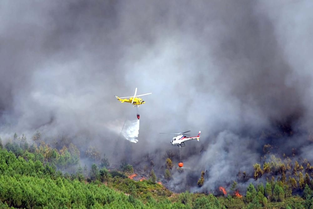 Incendio en Castroagudín