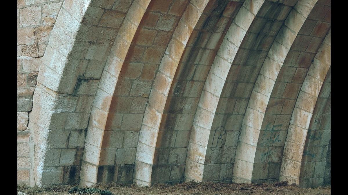 Detalle del Puente de Piedra, en Zamora