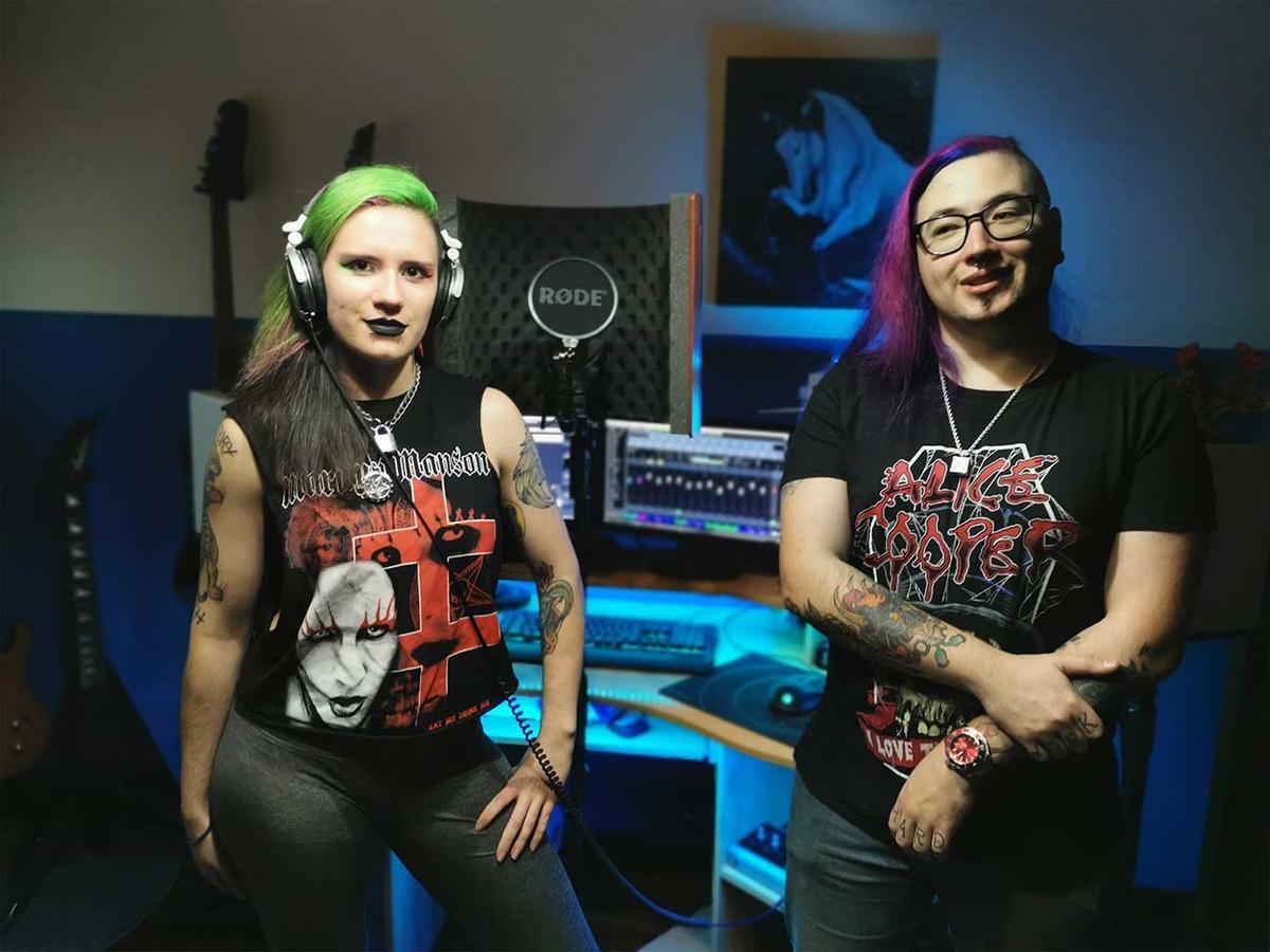 Kitty Poison y Denís Siks