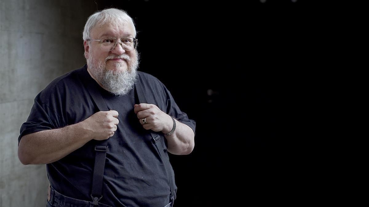 El escritor George R. R. Martin, en el CCCB.