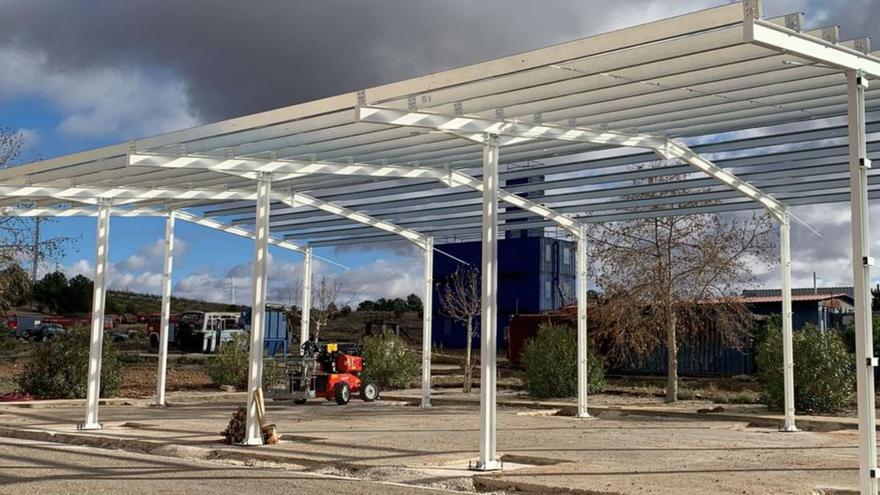 Comienza la construcción del nuevo hangar del parque de bomberos