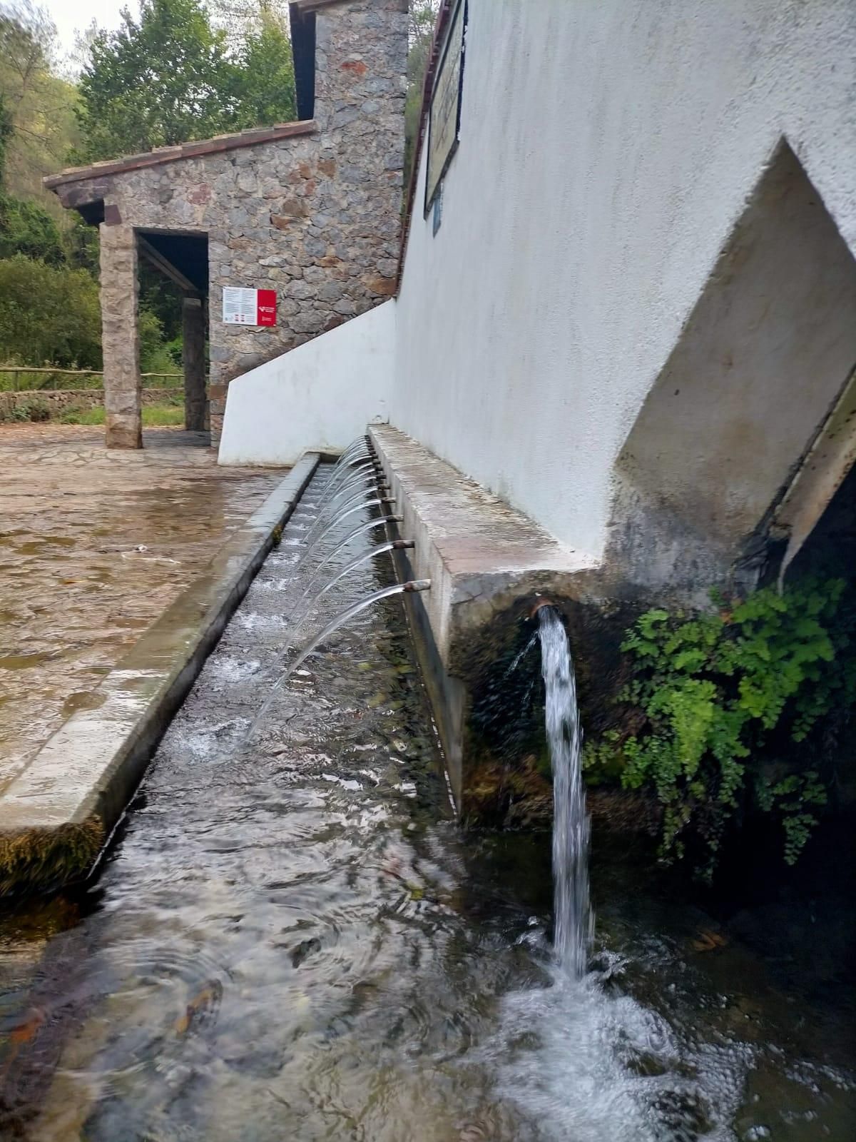 La fuente de Castro, en la que circula gran cantidad de agua de calidad.