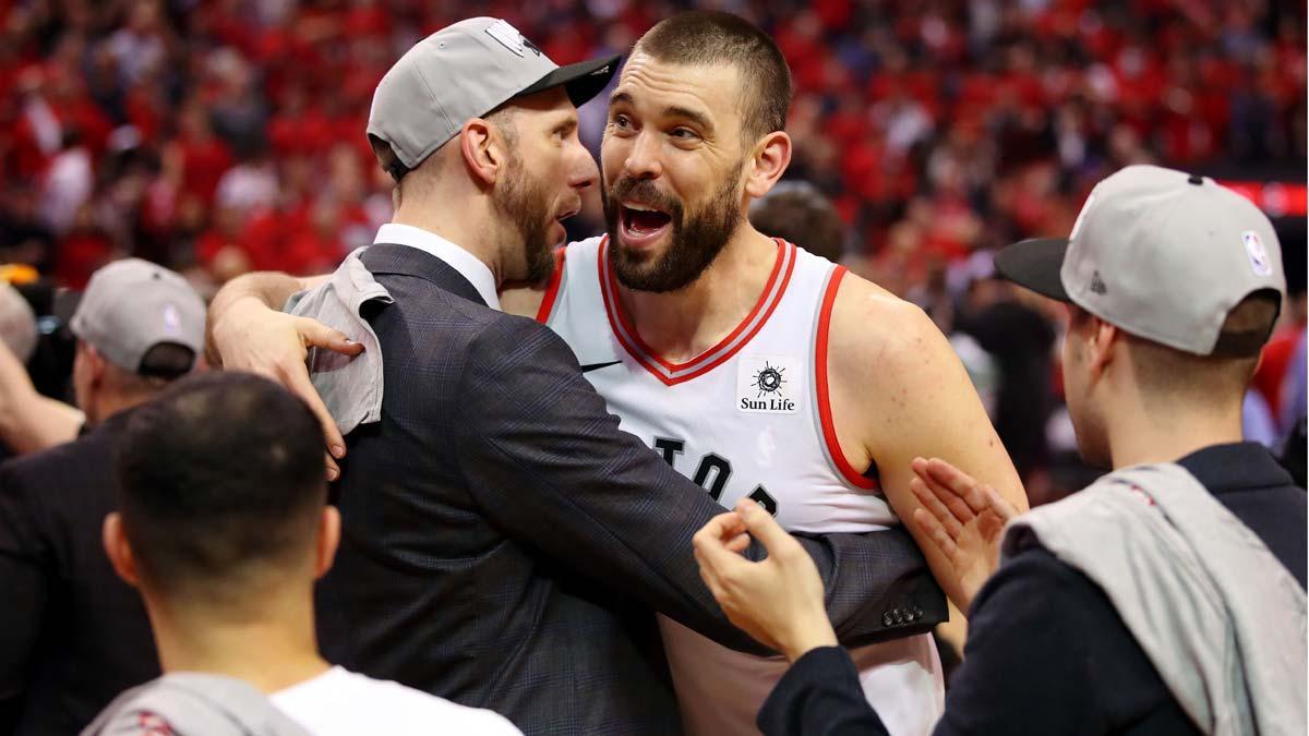 Los Toronto Raptors ganan el pase a la final de la NBA. En la foto, Marc Gasol.