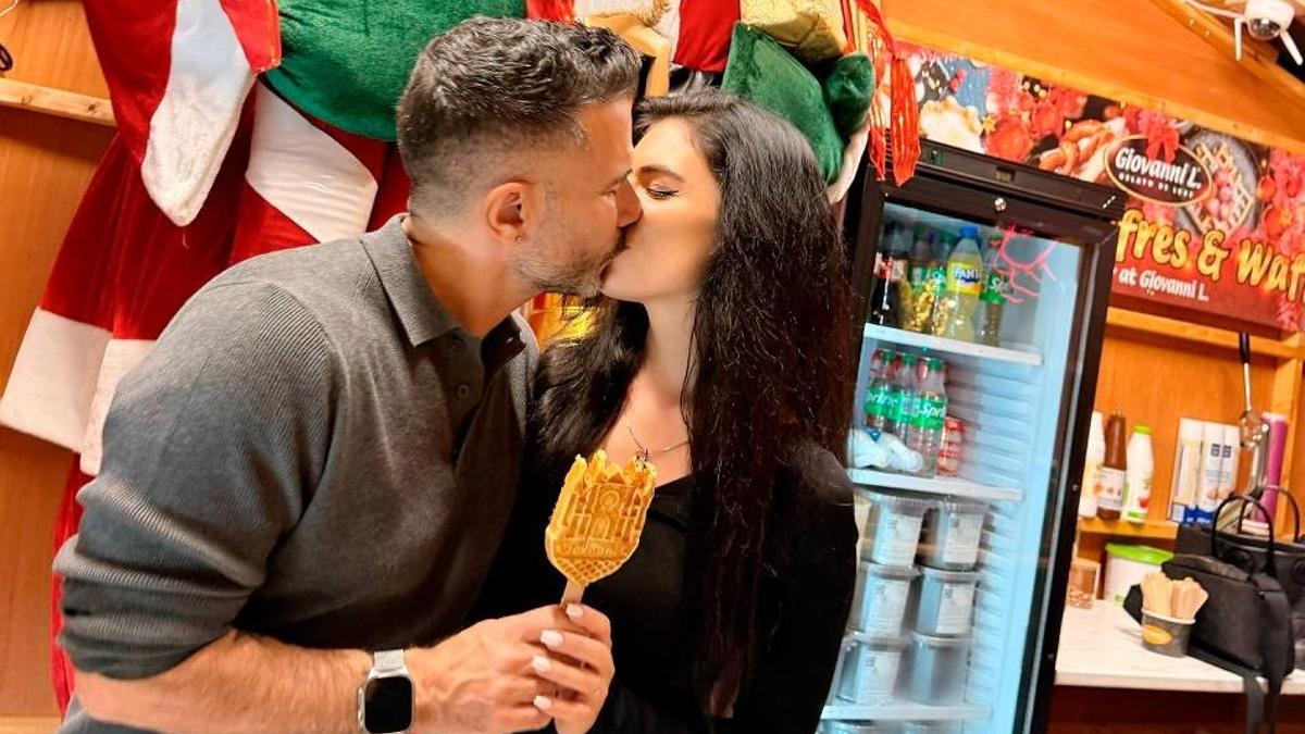 Das ist Liebe: Marc Terenzi küsst seine neue Partnerin Priscilla DiLaura.