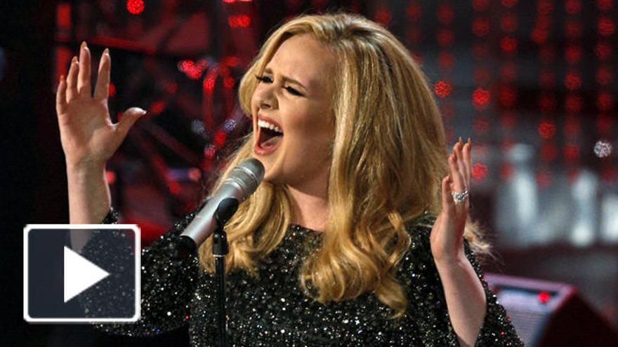 Adele detiene un concierto por una petición de mano