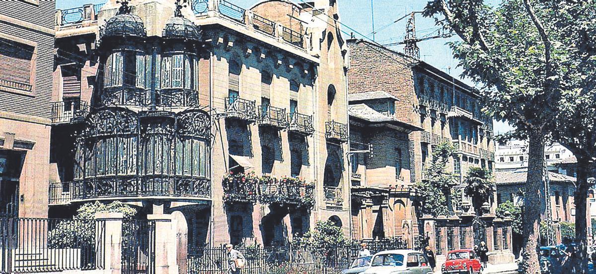 Hotelito de Emerenciano Gracia, un edificio proyectado en 1909 y derribado en 1976.