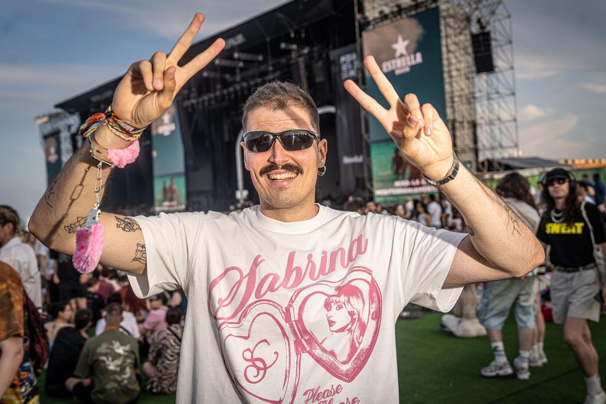 Miguel, fan de Sabrina Carpenter, en el Primavera Sound