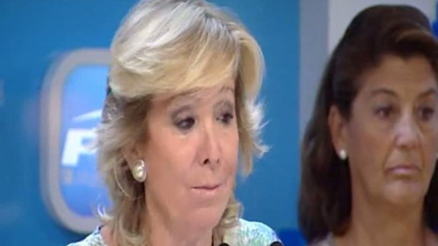 Esperanza Aguirre sigue oponiendose a la libertad de Bolinaga