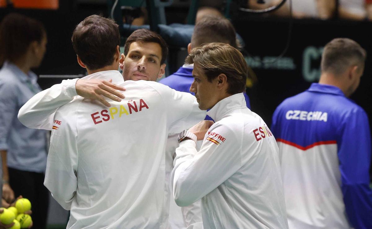 Segunda jornada de Copa Davis, ya con Djokovic entrenando en L´Alqueria