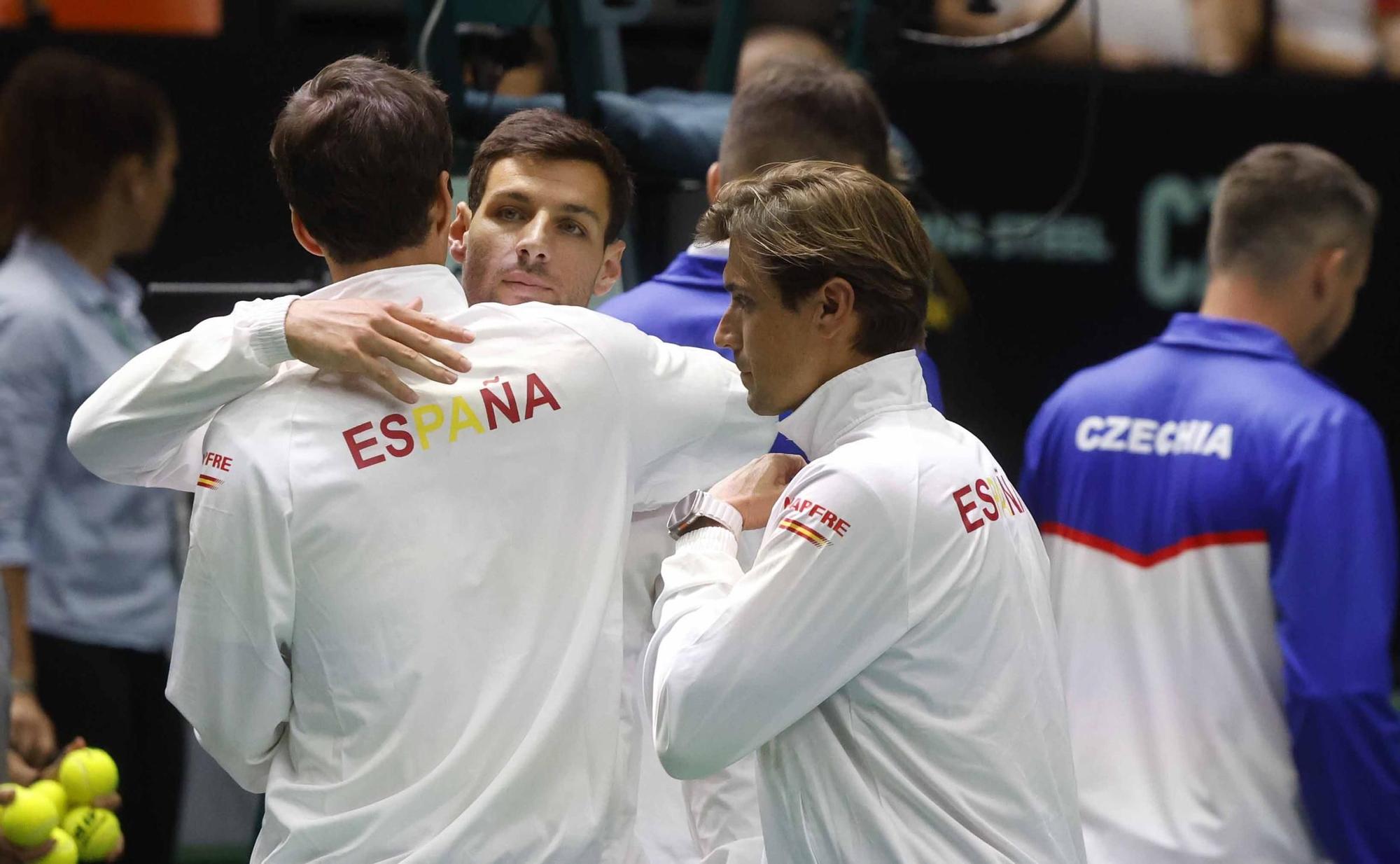 Segunda jornada de Copa Davis, ya con Djokovic entrenando en L´Alqueria