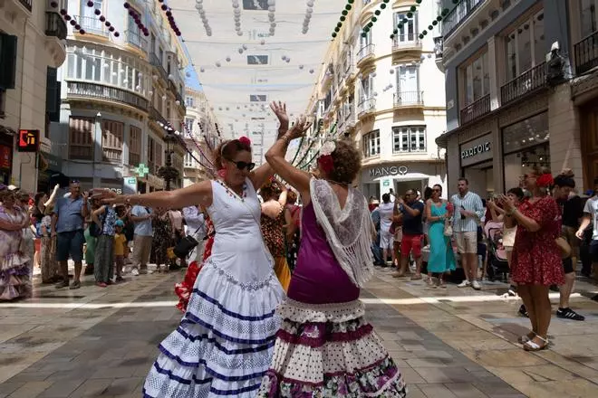 Penúltimo día de Feria en el Centro de Málaga