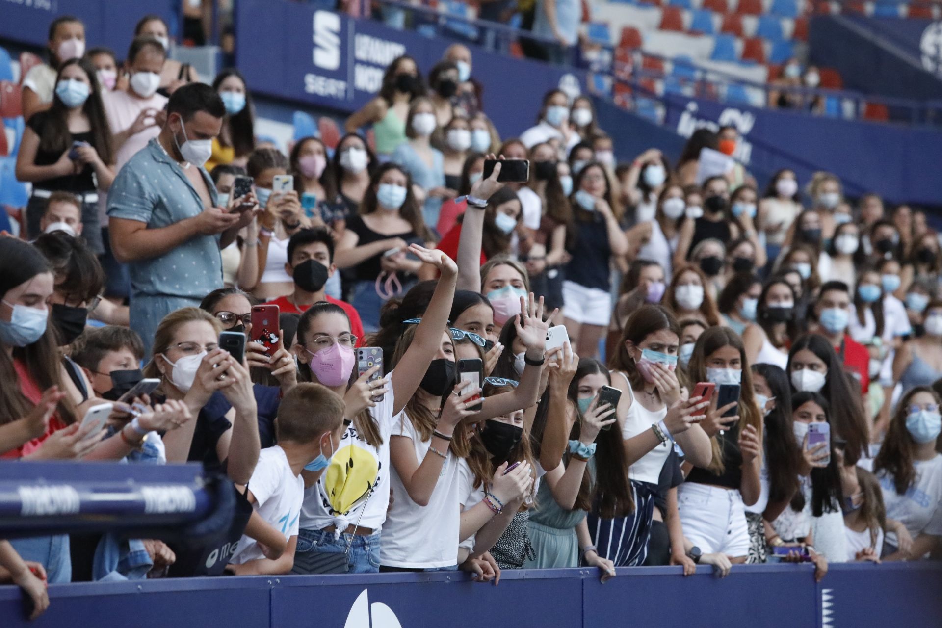 Concierto de Aitana en València, el último antes de la reducción de aforo