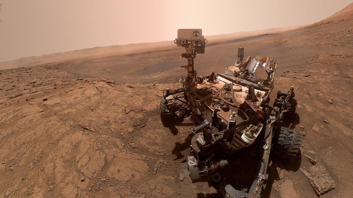 El rover Curiosity en Marte