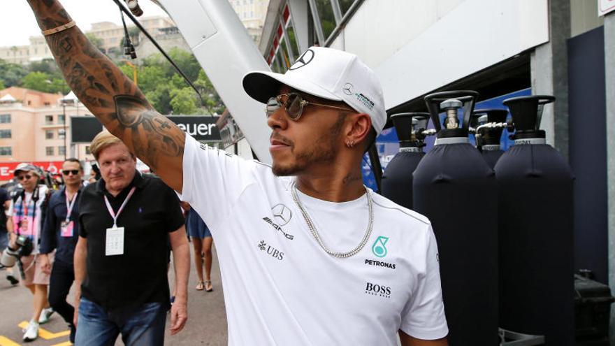 Lewis Hamilton, en Mónaco
