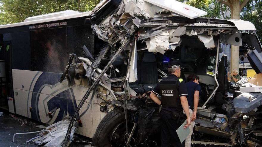 La conductora del bus accidentat a Lleida dona negatiu a les proves d'alcoholèmia i drogues